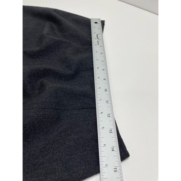 Valerie Steven’s Stretch High Waisted Front Slit Pencil Skirt Gray Women's Sz 10 - Picture 11 of 12